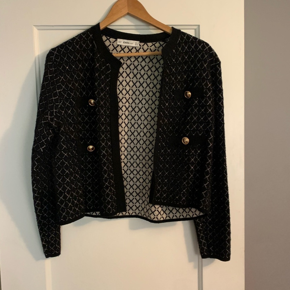 Zara sparkle sweater